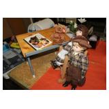 COLLECTOR DOLLS & DOLL DESK & ROCKER