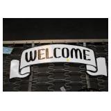 METAL WELCOME SIGN