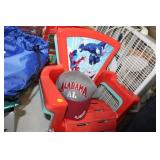 2 KIDS CHAIRS & ALABAMA HAT