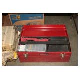 METAL TOOLBOX WITH TRAY