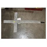 CONCRETE CROSS,18X30