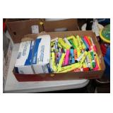 BOX OF OFFICE SUPPLIES