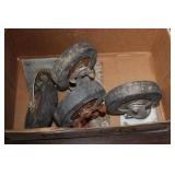 BOX OF 4 CASTER WHEELS