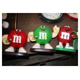 3 M&M DISPENSERS