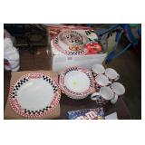 LOT OF COCA COLA DISHES,CUPS,BOWLS