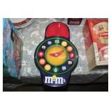 M&M WALL CLOCK