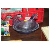 VINTAGE HEN ON NEST