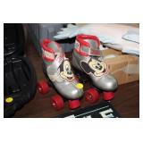 PAIR OF MICKEY MOUSE ROLLER SKATES,10