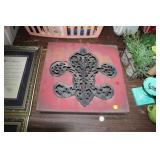 FRAMED METAL DECOR, 16X16