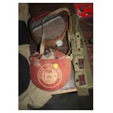 2 VINTAGE CANTENES & BELT