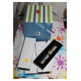 4 NEW DESK PAPER WEIGHT RULERS  & BOX