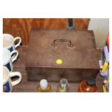 HEAVY METAL VINTAGE CASH BOX,NO KEY