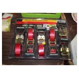 NEW 6PC HD RATCHET TIE DOWN
