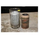 VINTAGE MOLDS & EDISON RECORD TUBE