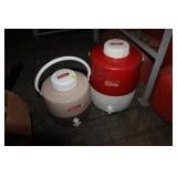 2 VINTAGE COLEMAN COOLERS