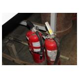 2 FIRE EXTINGUISHERS
