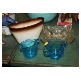 LOT OF GLASSWARE,ETC