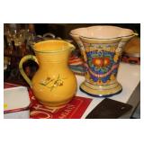 VASE & PITCHER