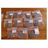 LOT OF VARIOUS NICKELS,BUFFALO,V,ETC