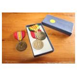 3 MILITARY MEDALS