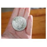 1923 S SILVER PEACE DOLLAR