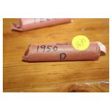 ROLL OF 50 WHEAT PENNIES