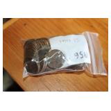 LOT OF 51 1956 WHEAT CENTS