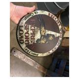 METAL DOME SHOTGUN SHELL METAL SIGN
