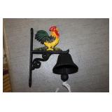 CAST IRON ROOSTER BELL