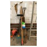 Push brooms, rakes , edger , etc