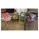 4 Kids outdoor chairs