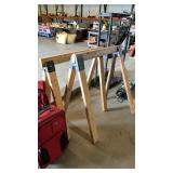 Pair of saw horses