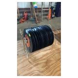 45RPM records & holder