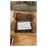 2 Visionware baking dishes