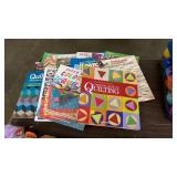 LOT OF QUILTING BOOKS