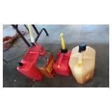 LOT OF GAS CANS