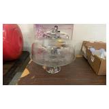 ANCHOR HOCKING CAKE PLATE