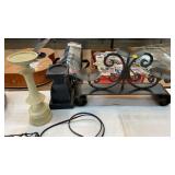 LOT OF CANDLE HOLDERS
