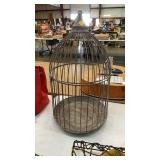 DECORATIVE BIRD CAGE, 21" TALL