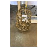 Cast iron garden hose holder