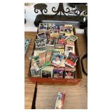 Box of baseball cards