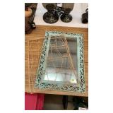 Decorative mirror & card/photo holder