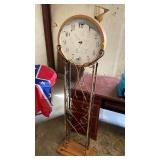 DECORATIVE CLOCK, 61.5" tall