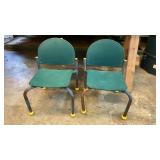 PAIR OF VINTAGE CHILDS CHAIRS