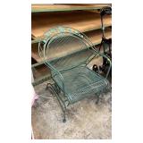 WROUGH IRON PATIO CHAIR