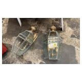 PAIR OF LANTERN LIGHT FIXTURES