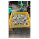 Container of hardware