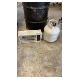 Heater & propane bottle