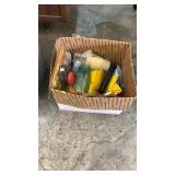 Box of Nall mason jar, etc