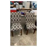 Padded chair x 2